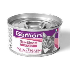Gemon Cat Mousse Sterilised Με Κοτόπουλο & Συκώτι 85g
